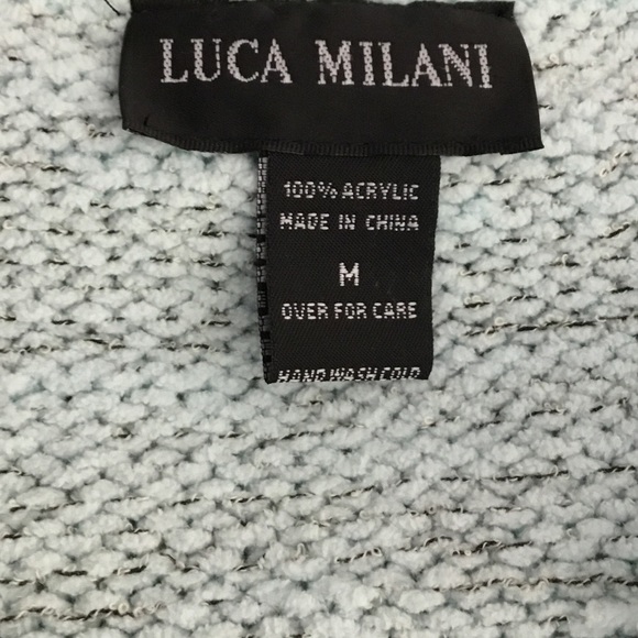 Luca Milani Knit Sweater Jacket Button Front M - Picture 7 of 7